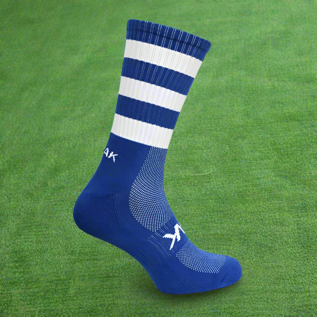 ATAK Shox Mid Socks (Blue / White)