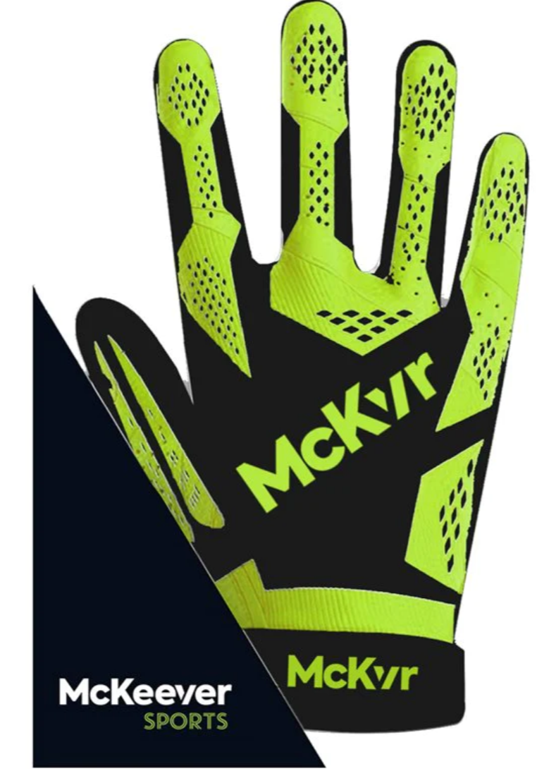 McKeever 2.0 Gaelic Gloves (Black/Lime Green)