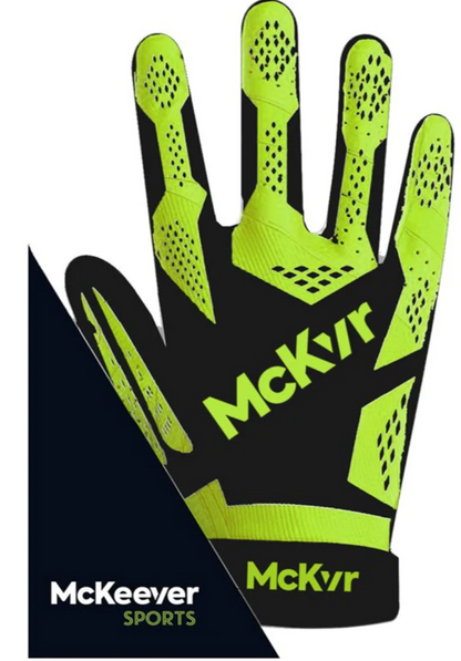 McKeever 2.0 Gaelic Gloves (Black/Lime Green)