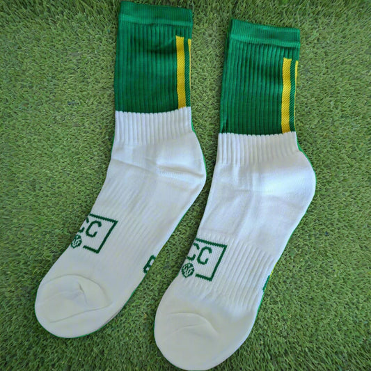 GG Pro Mid Socks (Green / Yellow)